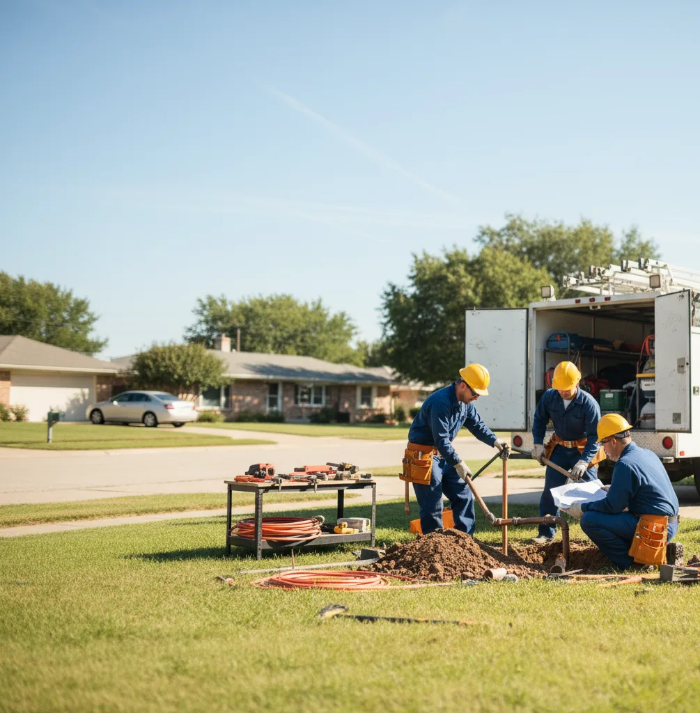 Sewer Line Repair in La Pryor, TX